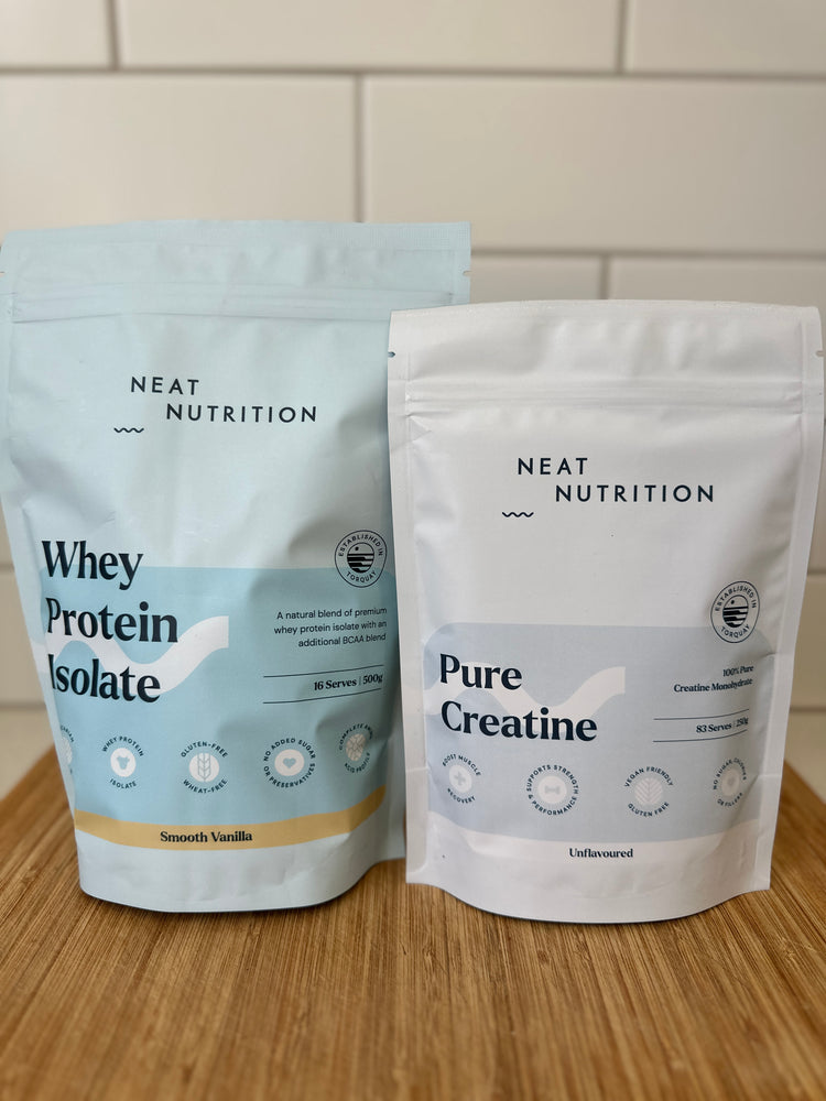 
                  
                    Whey Protein Isolate, Creatine or Collagen
                  
                