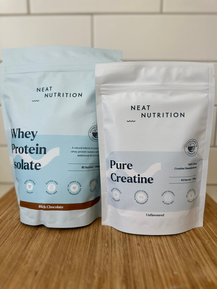 
                  
                    Whey Protein Isolate, Creatine or Collagen
                  
                