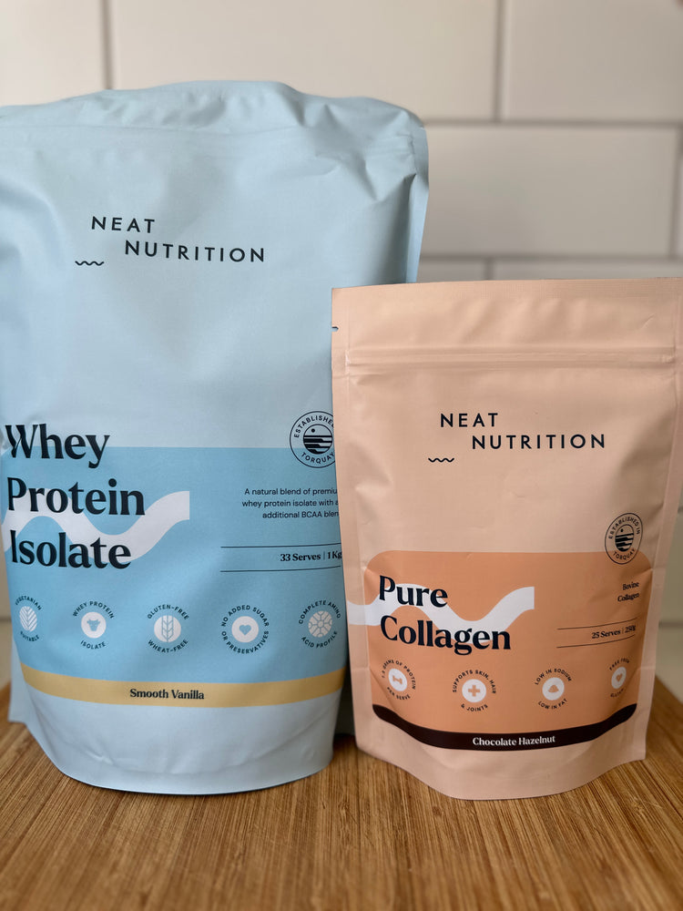 
                  
                    Whey Protein Isolate, Creatine or Collagen
                  
                