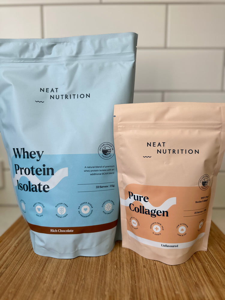 
                  
                    Whey Protein Isolate, Creatine or Collagen
                  
                