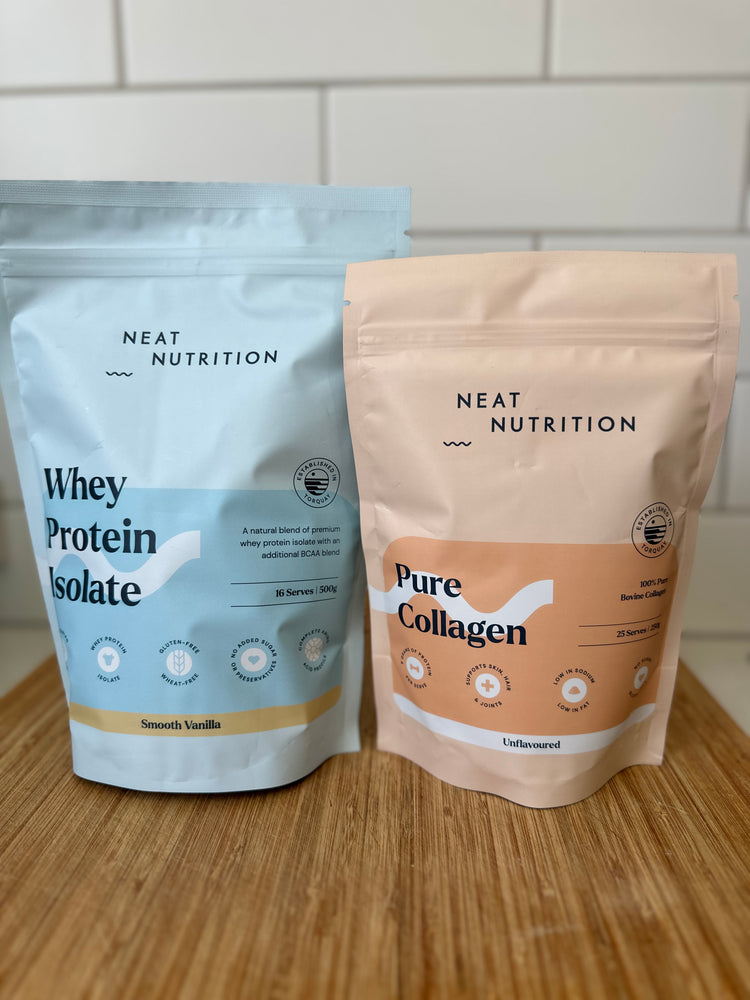 
                  
                    Whey Protein Isolate, Creatine or Collagen
                  
                